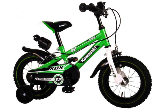 Geest Pellen Voorzichtigheid Kawasaki Kinderfiets - Jongens - 12 inch - Groen/Wit - 2 handremmen -  Defietsen